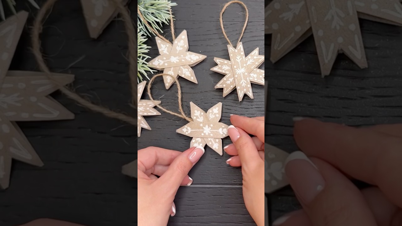WoW! Amazing Christmas Craft Ideas! Toilet Paper Roll Winter Ornaments #fyp #shorts