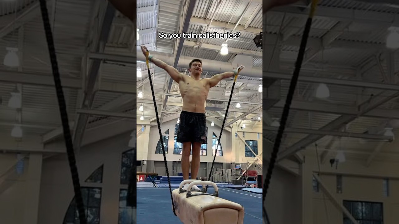 Yeah… pushups 😅 #calisthenics #gymnastics #gymnast #olympics #olympic #sports #sport #strong