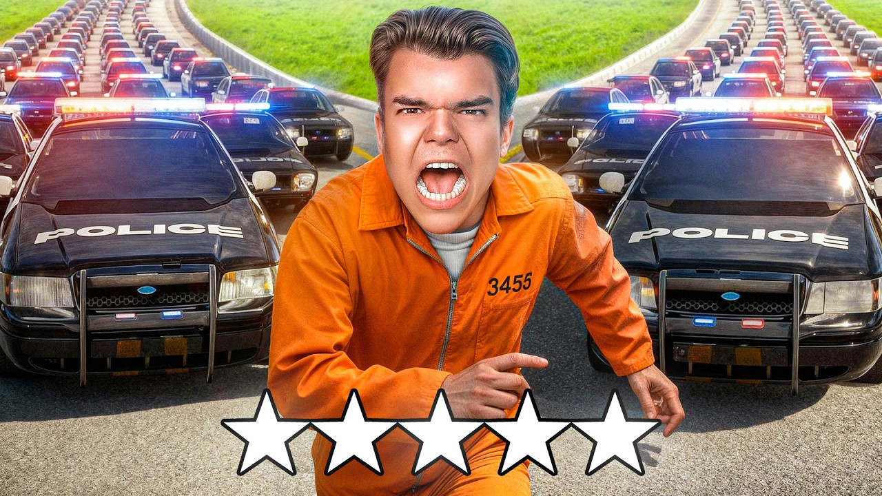 1 Escaped Prisoner vs 20 Cops in GTA 5!