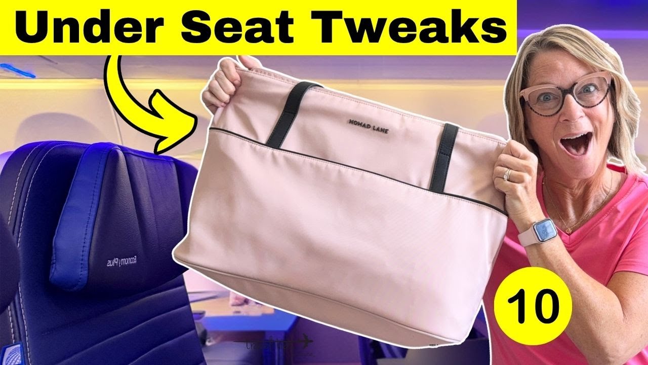 10 Packing Tweaks for a Tote Bag That Fits Under Your Airplane Seat During a Flight
