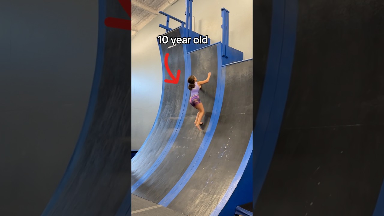 10 vs. 25 year old gymnast 🤯 #gymnastics #gymnast #sports #olympics #olympic #sport #win #gym #d1