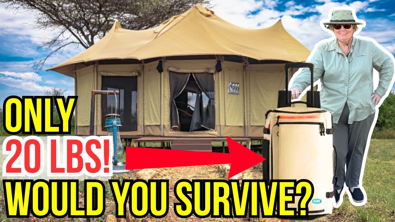 14 Days. African Safari. Backpack Only — 20 LB Limit. This Is How I Did It! 🎒