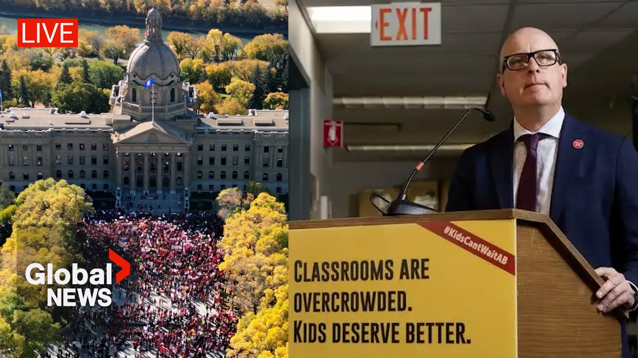 Alberta teachers angry, grieving as notwithstanding clause used to end provincewide strike