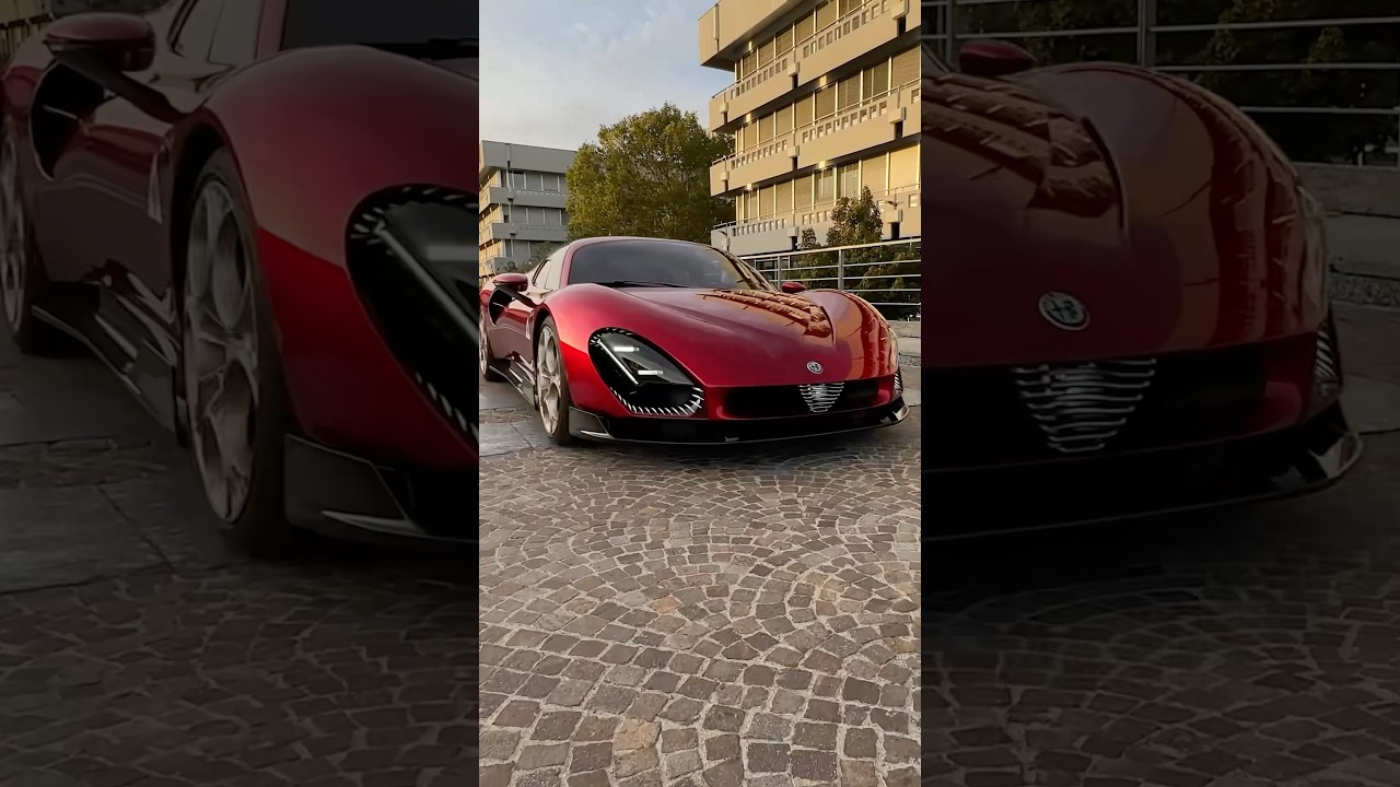 Alfa Romeo Stradale is 1 of only 33! 😍 ​⁠@sbxcars  #stradale #alfaromeo #cars