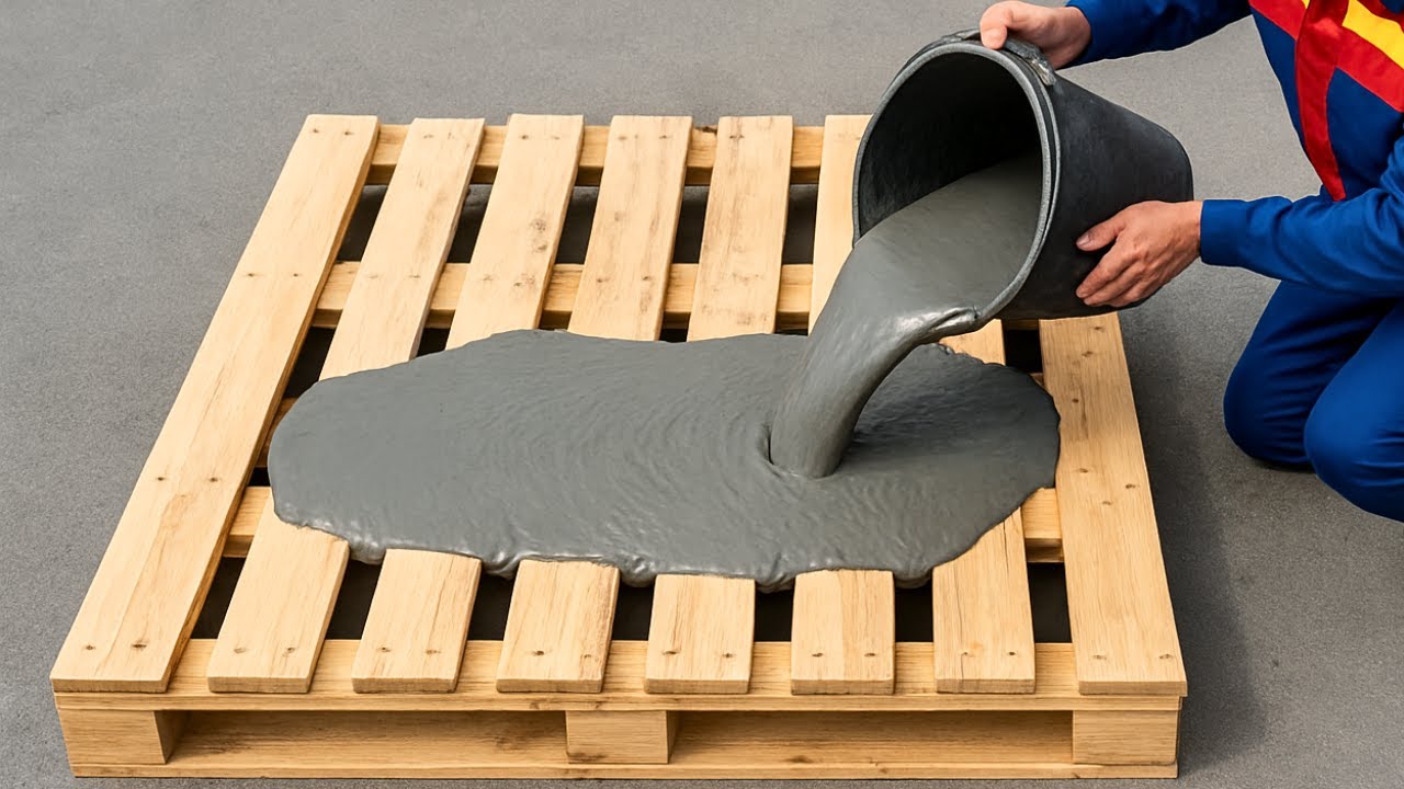 Amazing Creations From Cement and Wooden Pallets. DIY Garden Decorations from Recycled