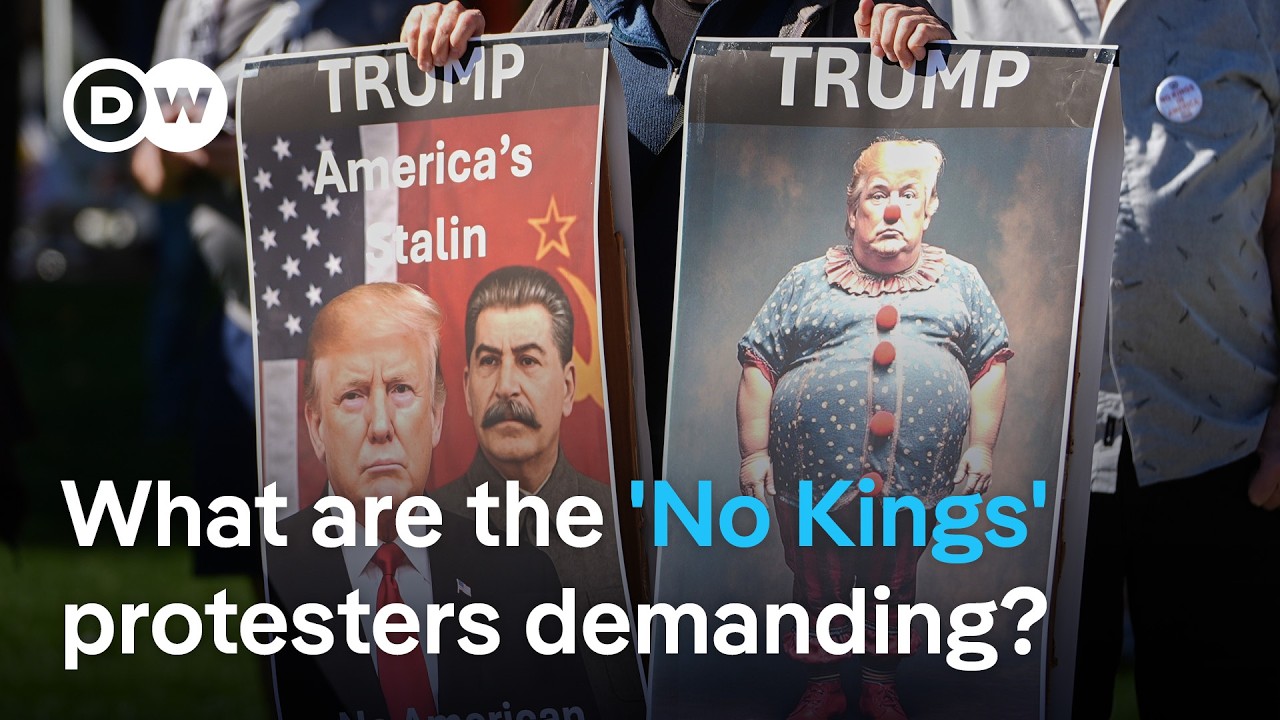 Anti-Trump ‘No Kings’ rallies sweep across the US | DW News