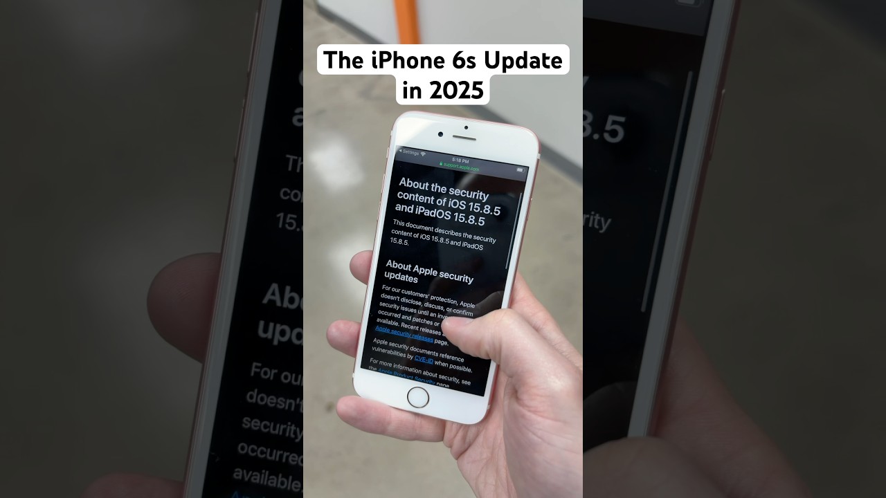 Apple Just Updated the 10 Year Old iPhone 6s