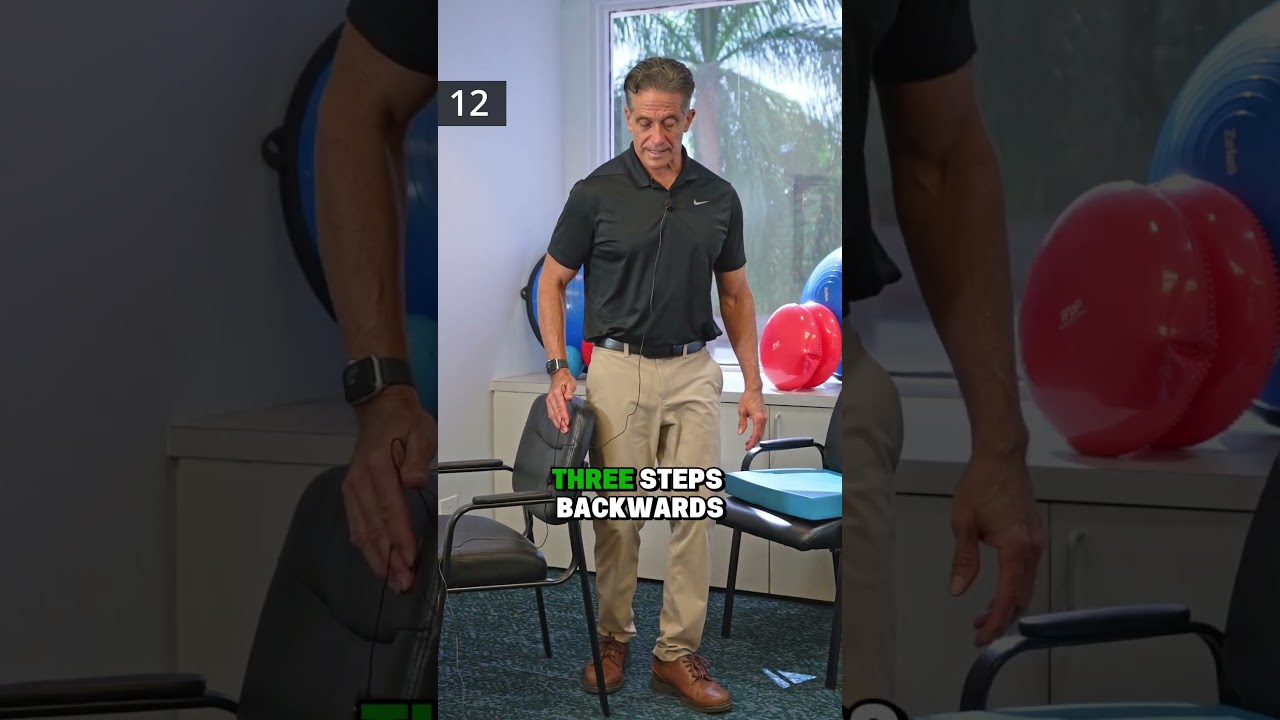 Are you having trouble walking? Try this exercise to regain balance and stability #mobility #balance