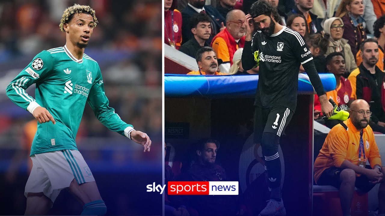 Arne Slot update on Alisson and Hugo Ekitike’s injury concerns as Liverpool lose to Galatasaray