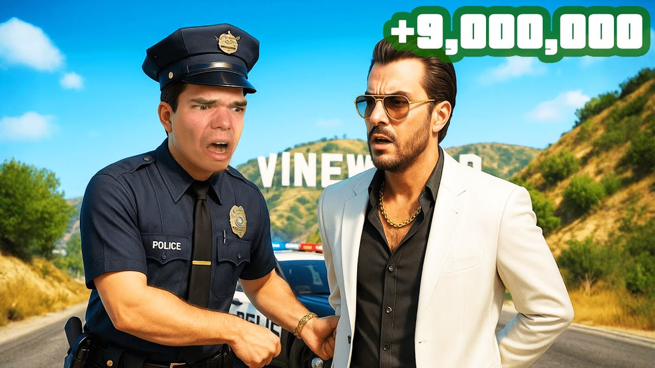 ARRESTING BILLIONAIRE as a FAKE COP in GTA 5 RP! (Portrait)