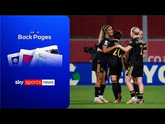 Back Pages Tonight | Wins for Arsenal and Man Utd in WCL and Pickford signs new contract
