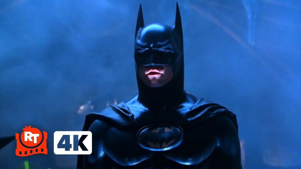 Batman Forever (1995) 4K – Batman and the Batmobile | Movieclips