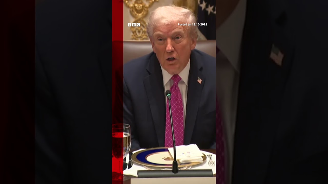 BBC questions Trump on Ukraine at Zelensky meeting. #Ukraine #BBCNews