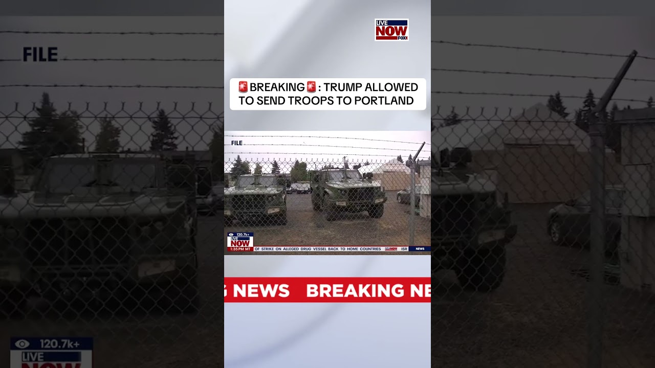 BREAKING: Court rules President Trump can send national guard troops to Portland. #breaking #news
