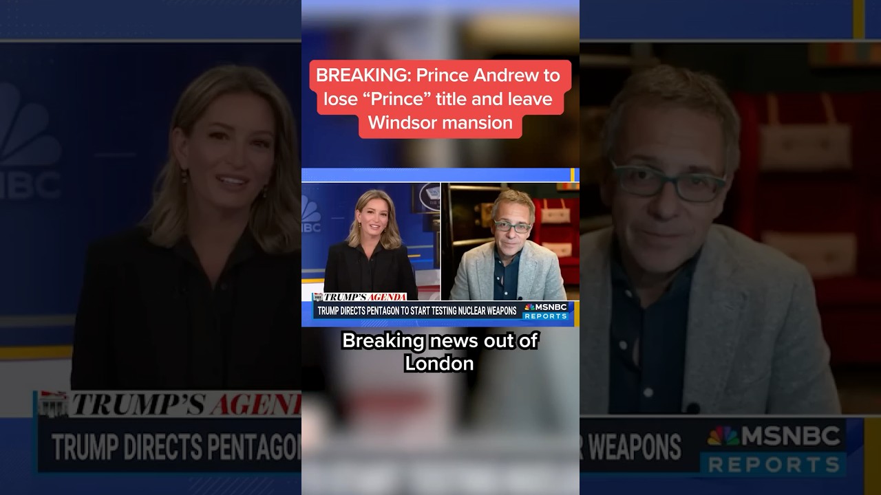 BREAKING: Prince Andrew to lose ‘prince’ title and leave Windsor Mansion