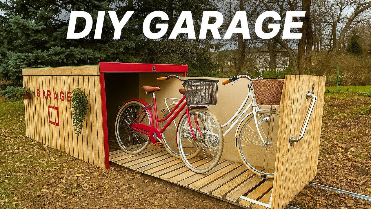 Build a Winter Garage for Your Bike 🚲❄️ + Cool Pallet DIY Projects
