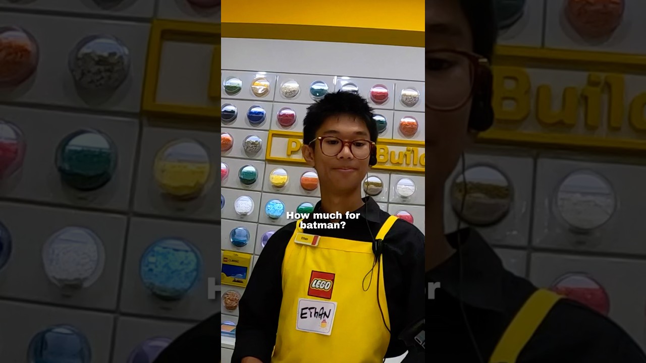 Buying a Batman Lego and THIS happened 🥹❤️