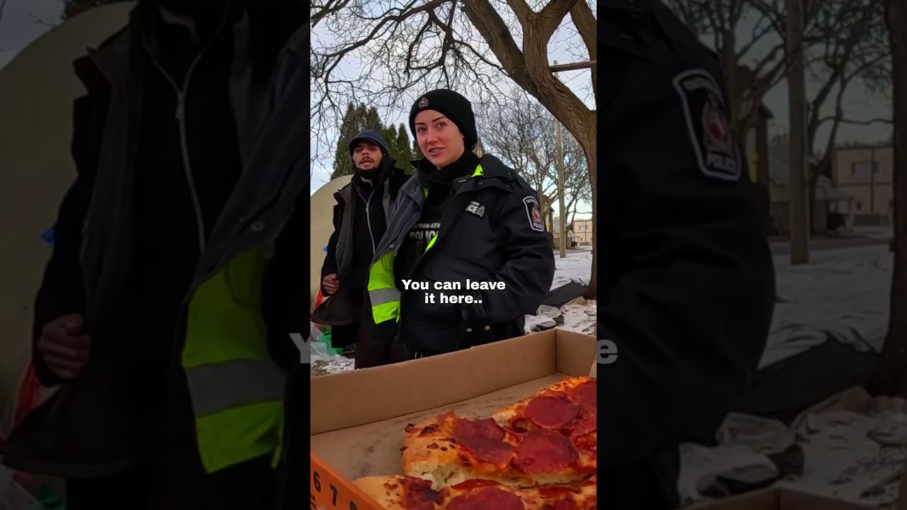 Buying pizzas and giving them out to people in need 🥺❤️