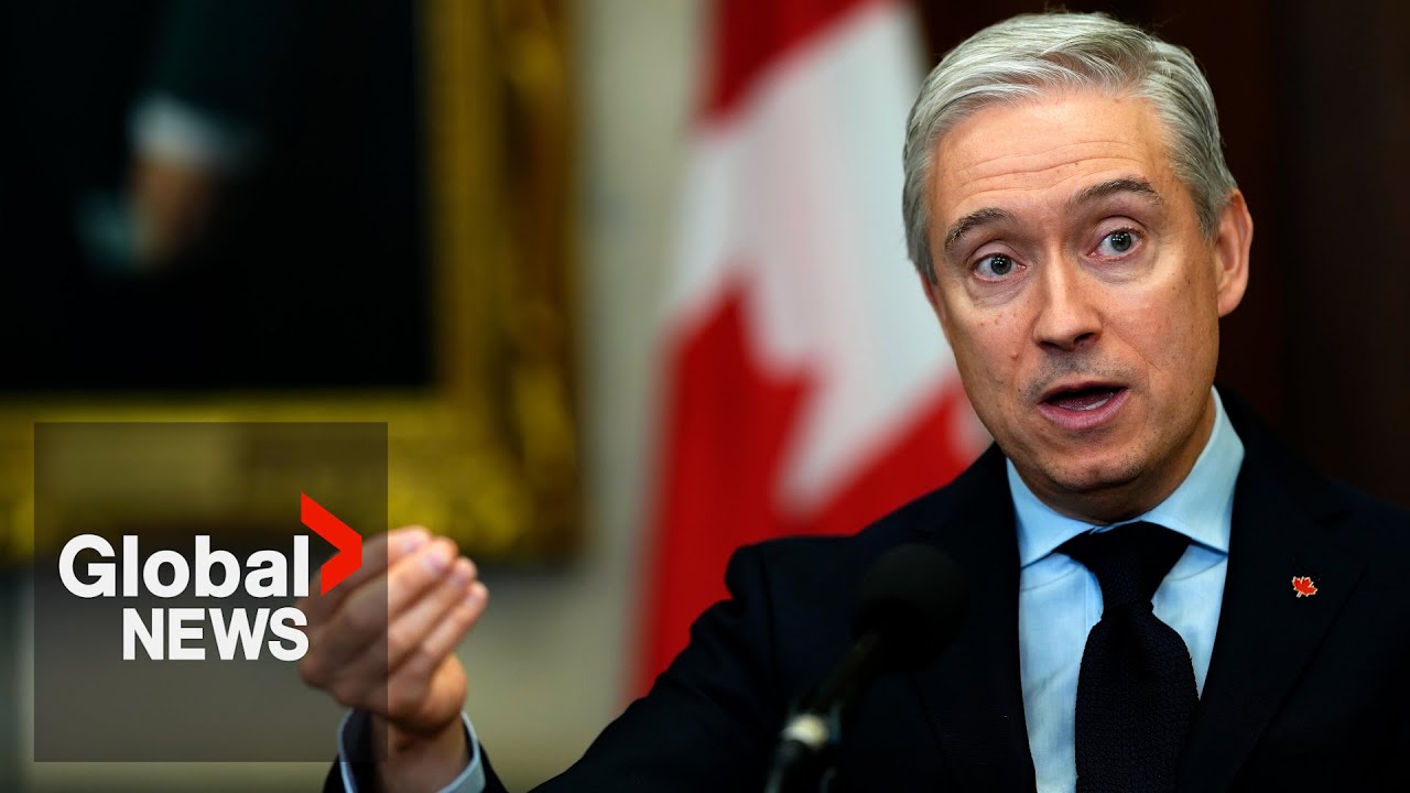Canada’s revenue minister Champagne says “operating budget will be balanced by 2028-29”