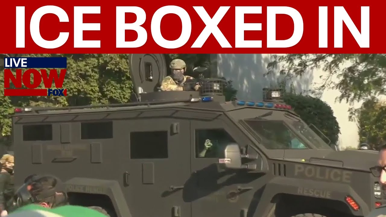 Chicago Protests: ICE boxed in by 10 cars, Noem deploys more troops, 1 shot