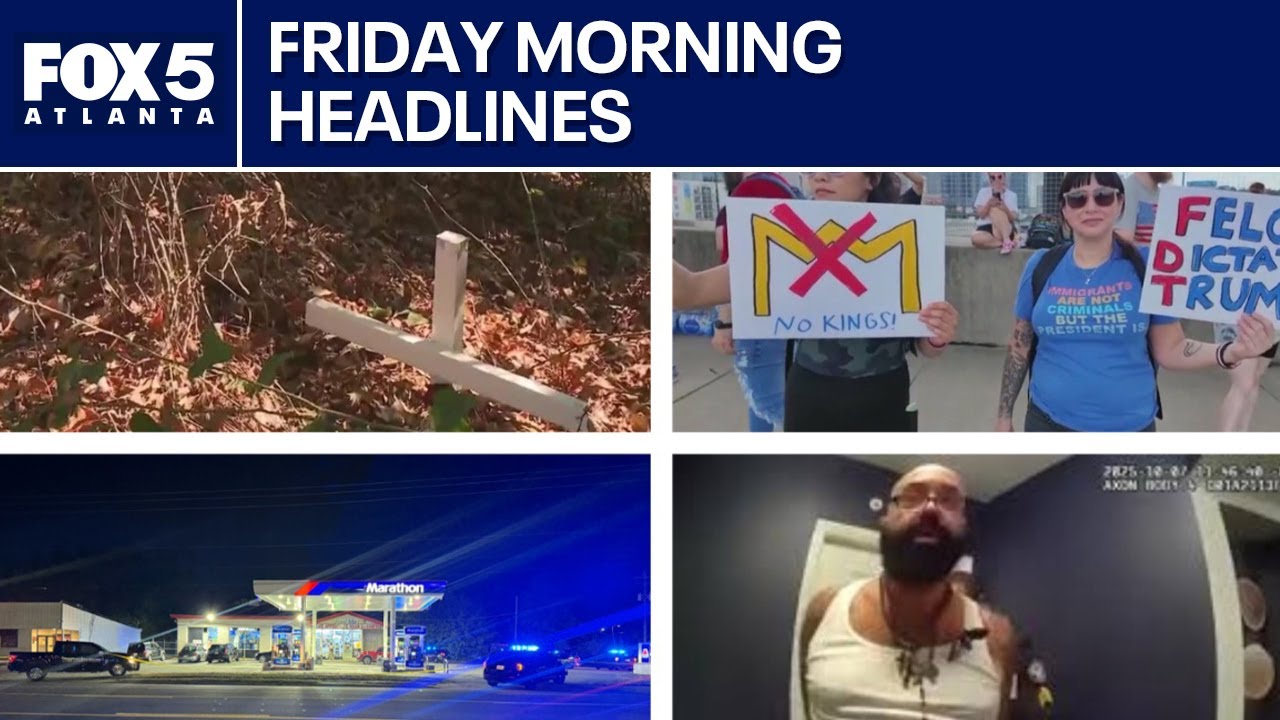 Clayton parents due in court; Piedmont Hospital bomb threat arrest; No Kings rallies scheduled