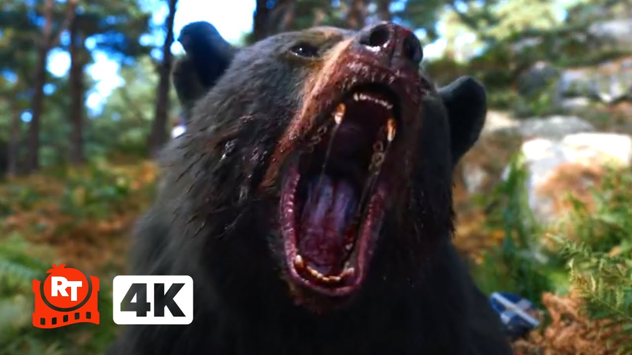 Cocaine Bear (2023) 4K – Death to Hikers! | Movieclips
