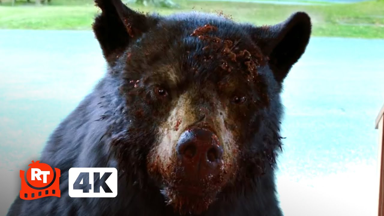 Cocaine Bear (2023) 4K – That’s a F***in’ Bear at the Door | Movieclips