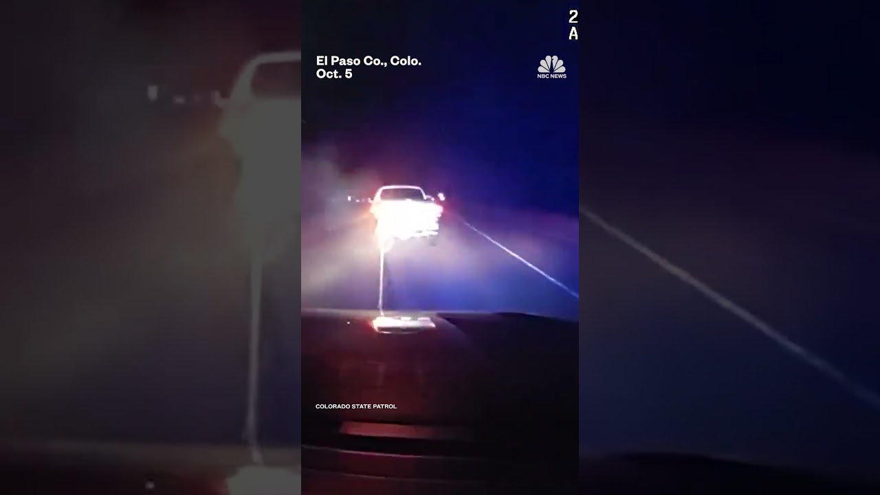 Colorado state trooper reels in dangerous driver
