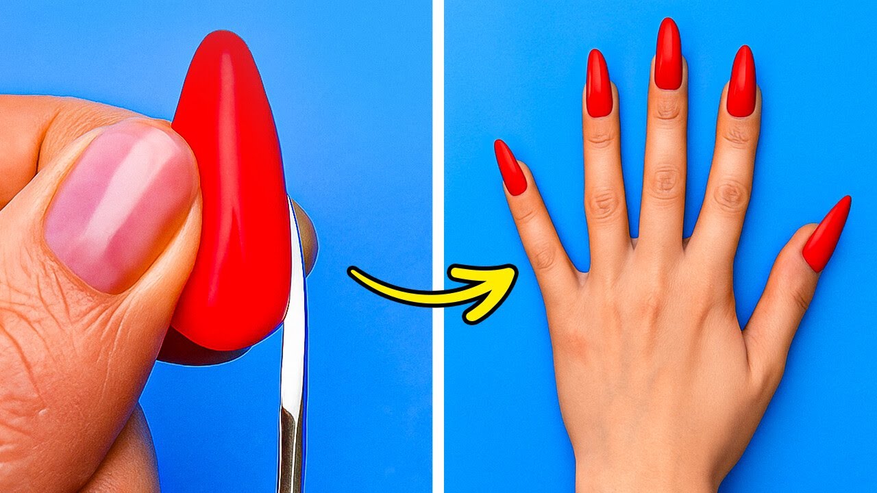 Crazy DIY Nail Hacks 💅✨ Easy Ideas for Healthy & Beautiful Nails!