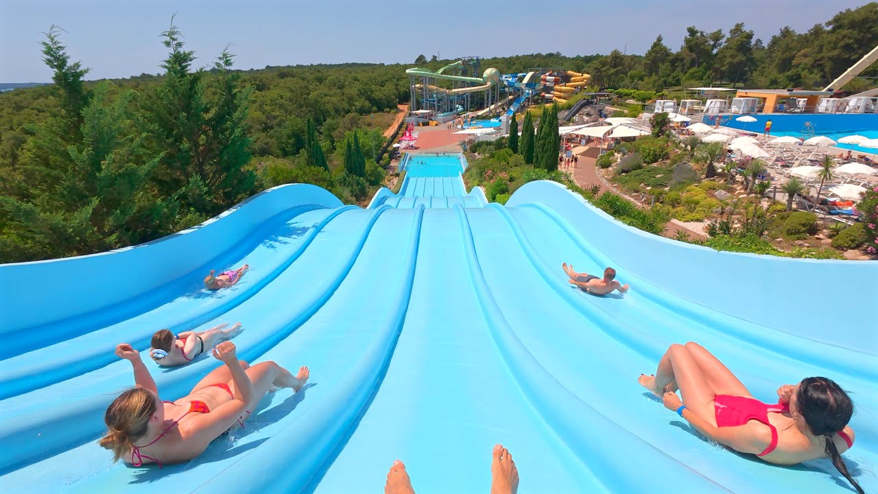 Crazy Hills Water Slide at Aquapark Istralandia 🇭🇷