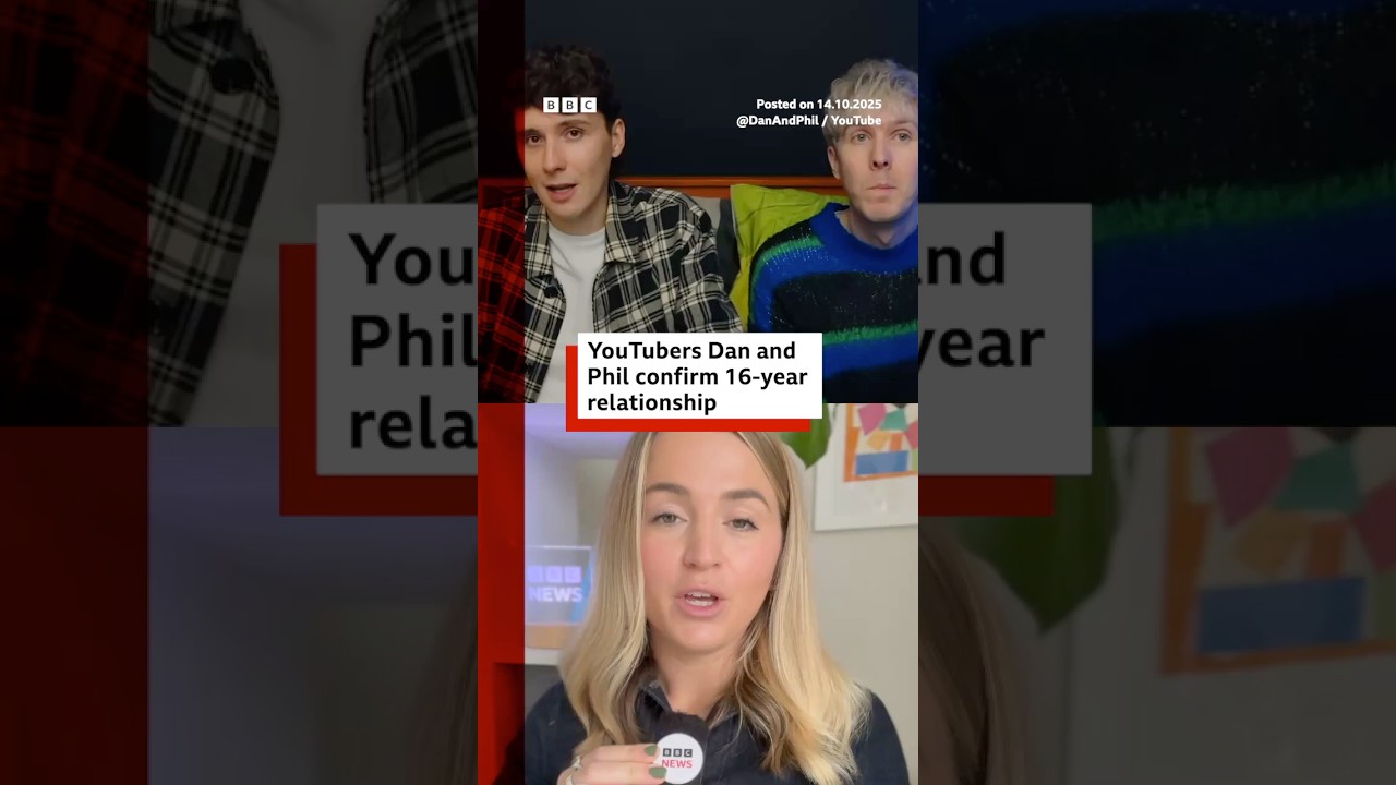 Dan and Phil confirm their relationship. #DanAndPhil #BBCNews