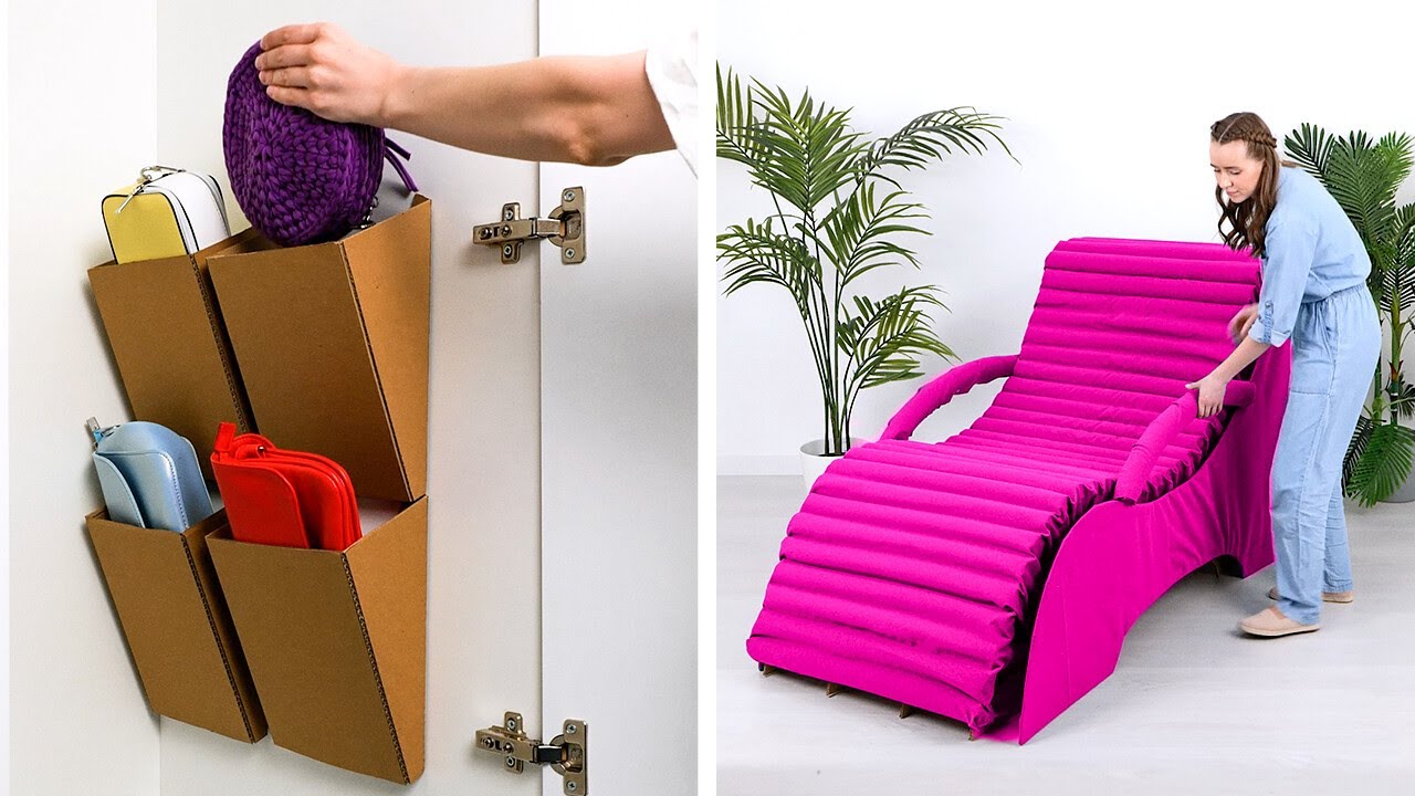 DIY Cardboard Projects 📦 From Easy to Advanced Ideas to Try at Home!