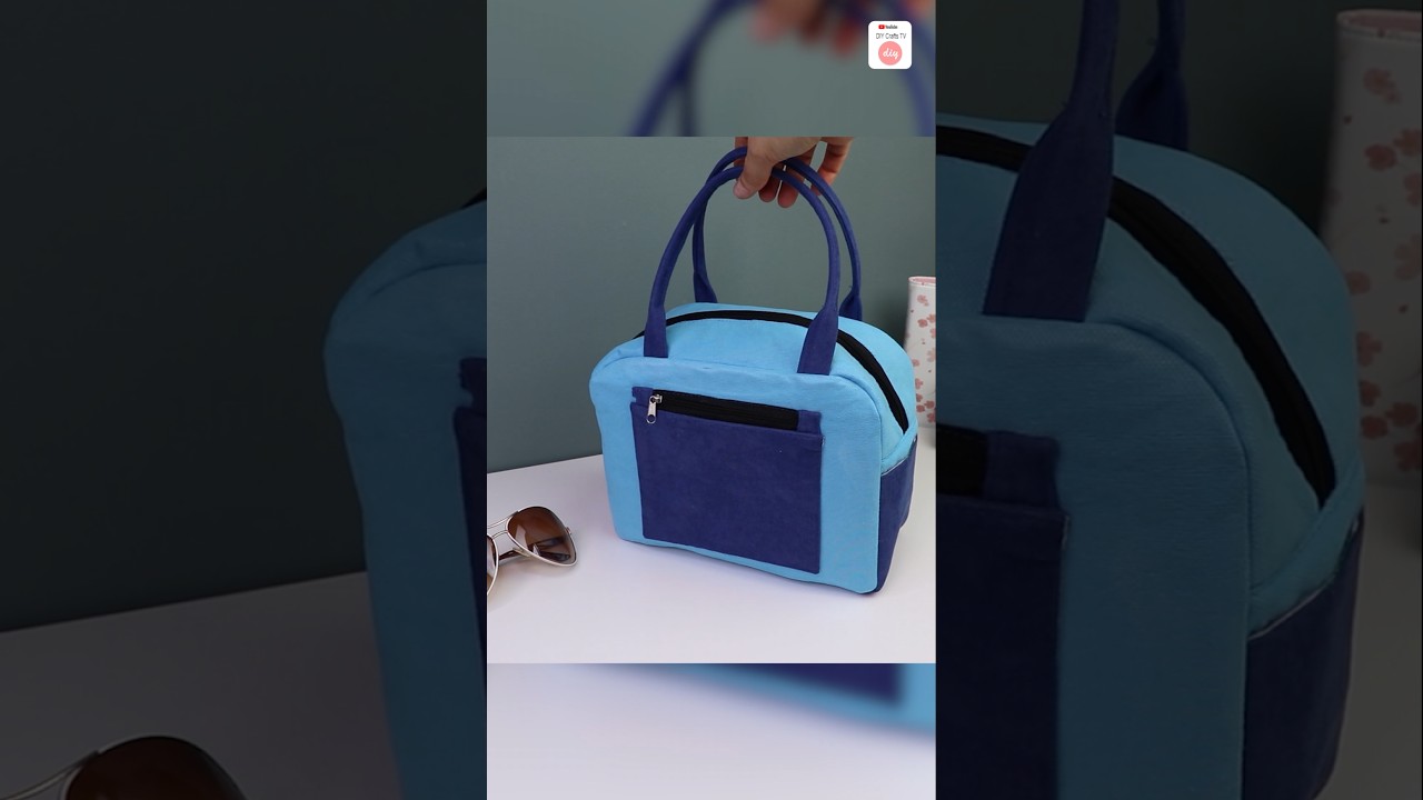 diy lunch bag box #diy #sewing #sewingtutorial #sewingtips