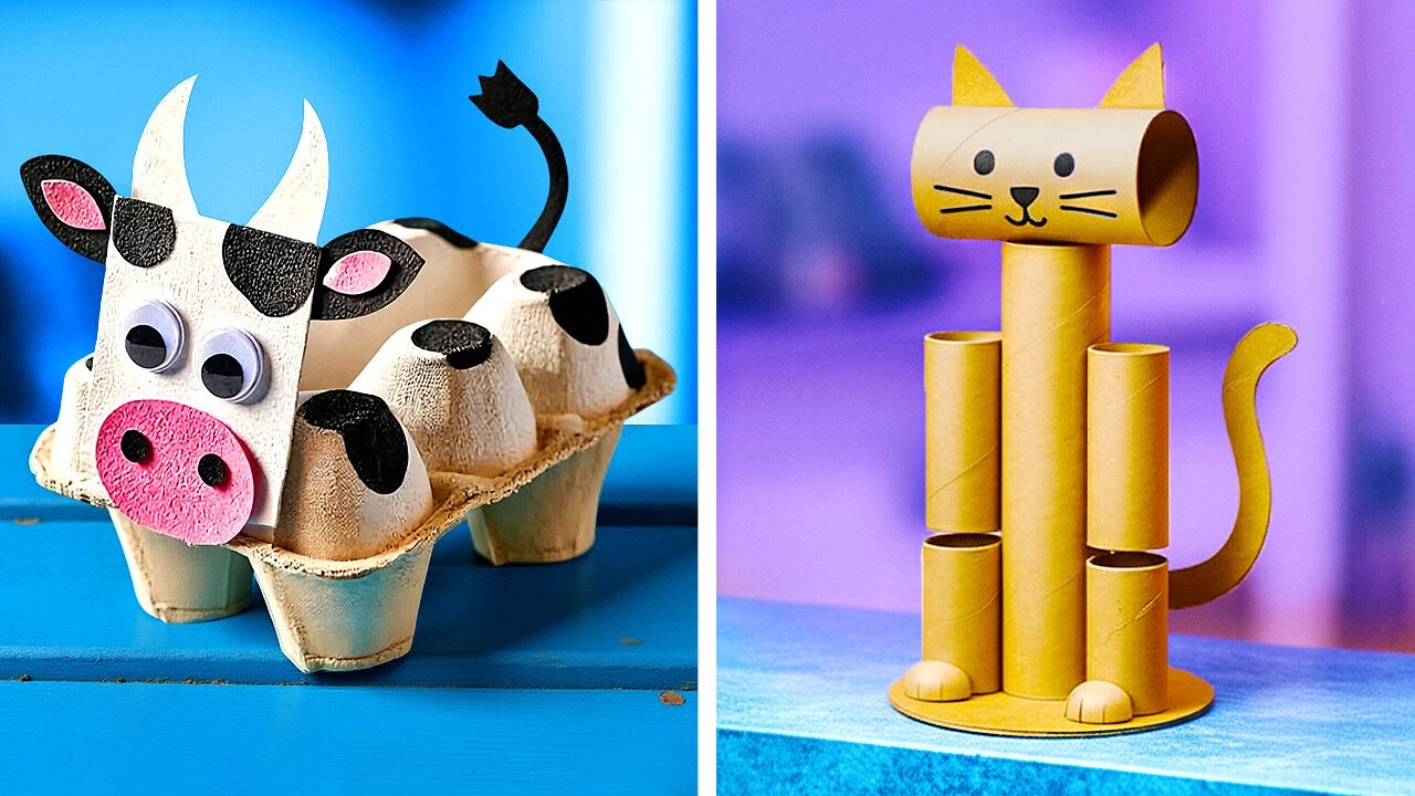 DON’T THROW OUT THAT CARDBOARD! 🚫 Genius DIY Crafts & Hacks! ♻️✨