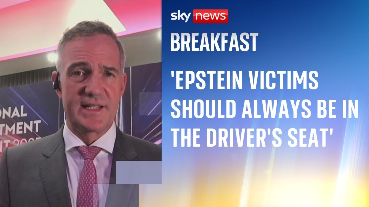 Epstein victims should give evidence ‘freely’, says business secretary