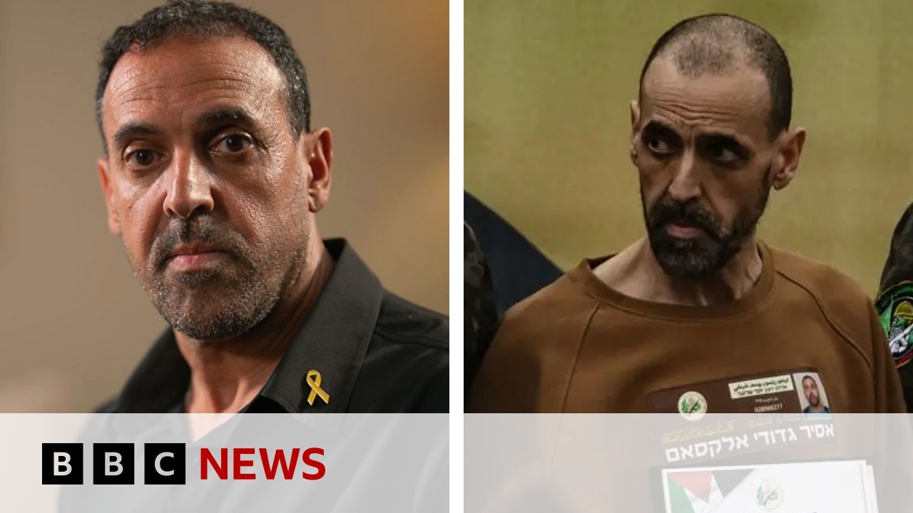 Ex-Israeli hostage whose family were killed on 7 October is ‘trying to be positive’ | BBC News