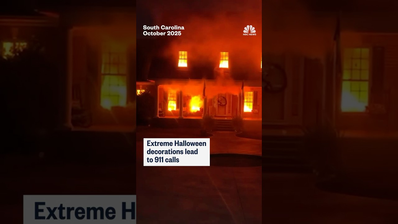 Extreme Halloween decorations lead to 911 calls