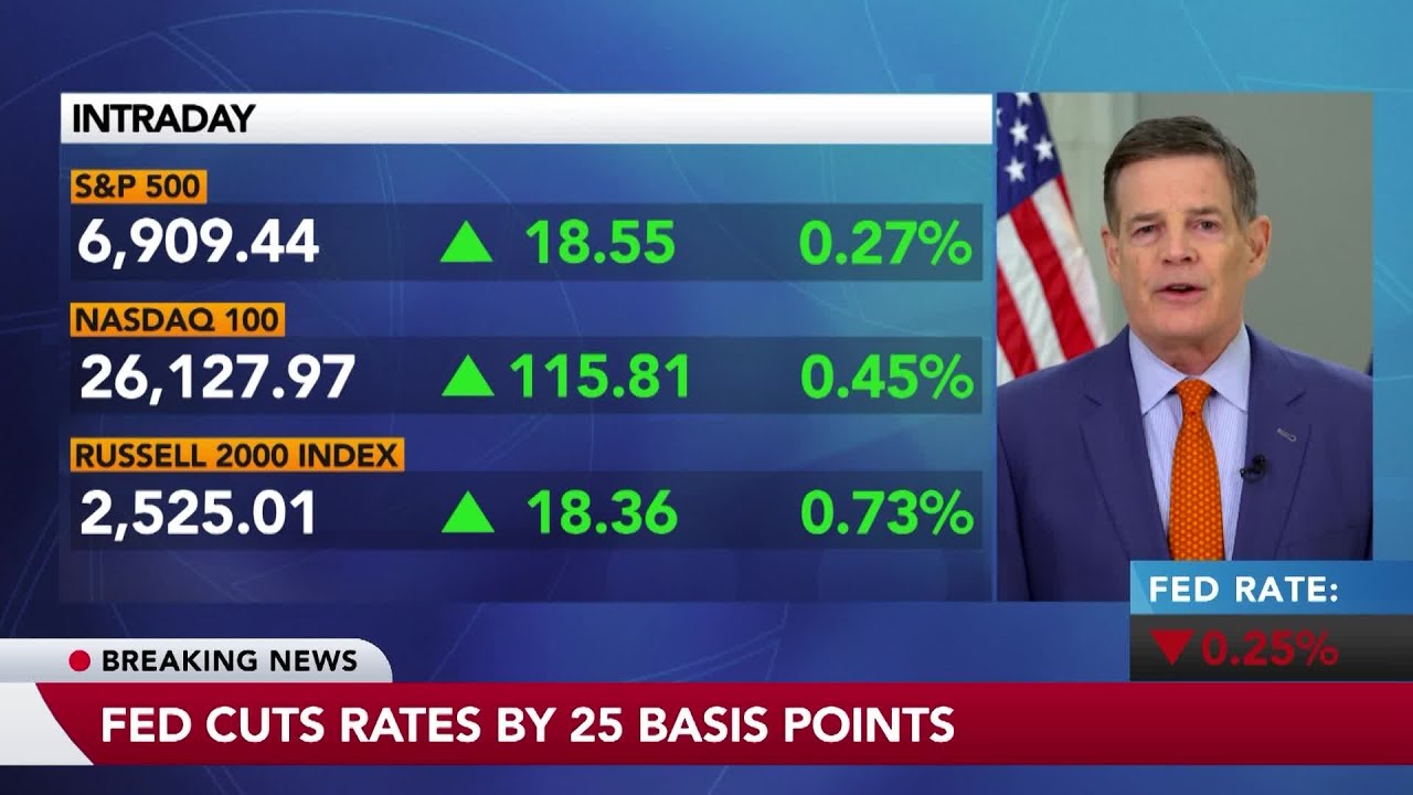 Fed Cuts Rates by a Quarter Point, Second Straight Reduction