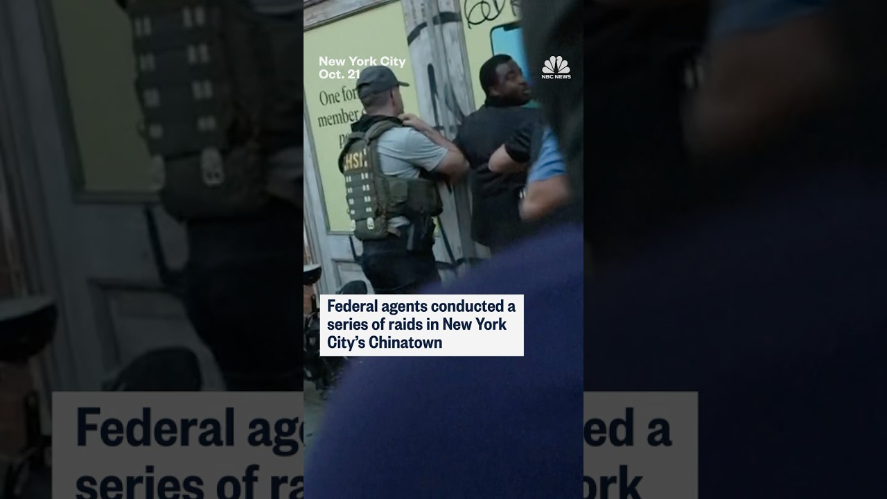 Federal agents conduct raids in NYC’s Chinatown