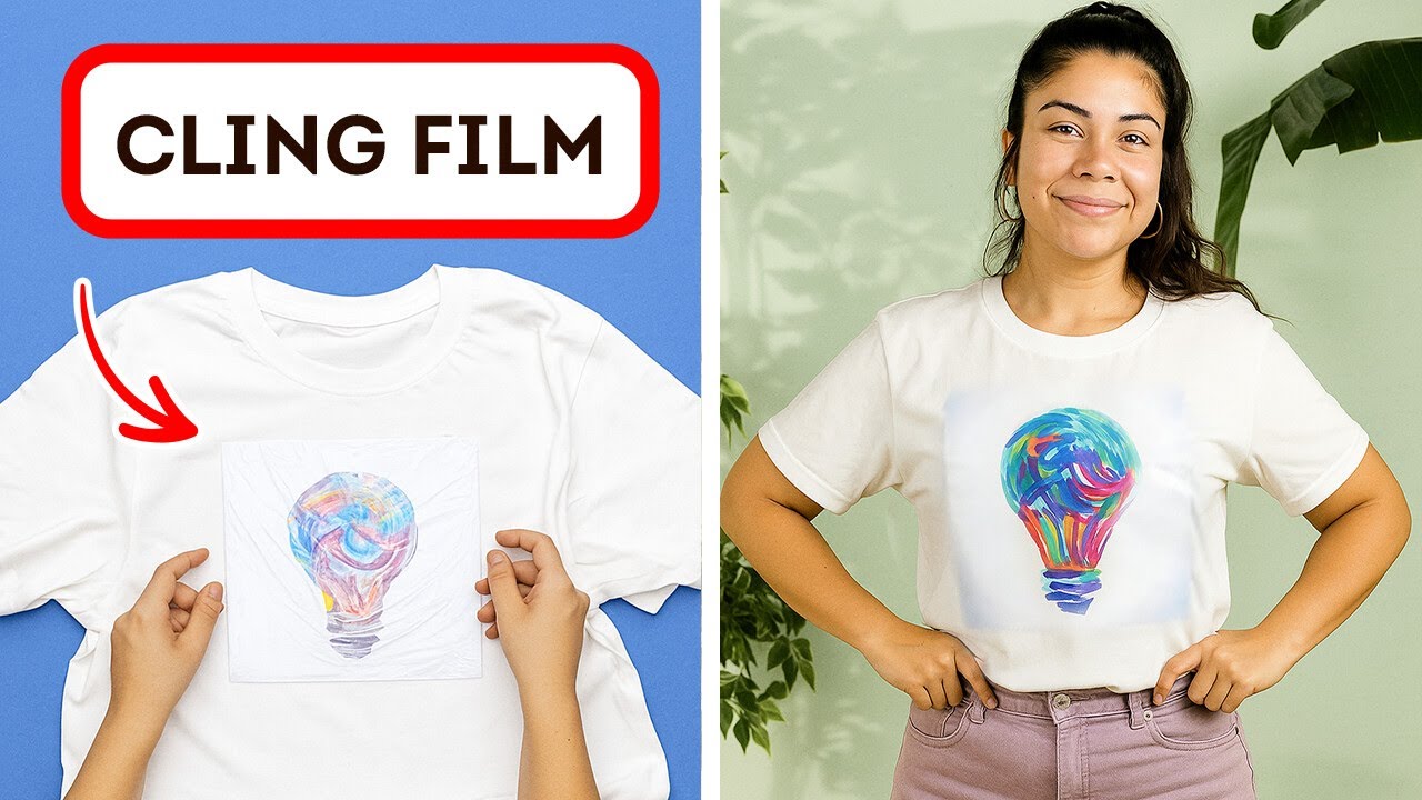 From Basic to Wow! Transform Plain T-Shirts Using Only Common Things