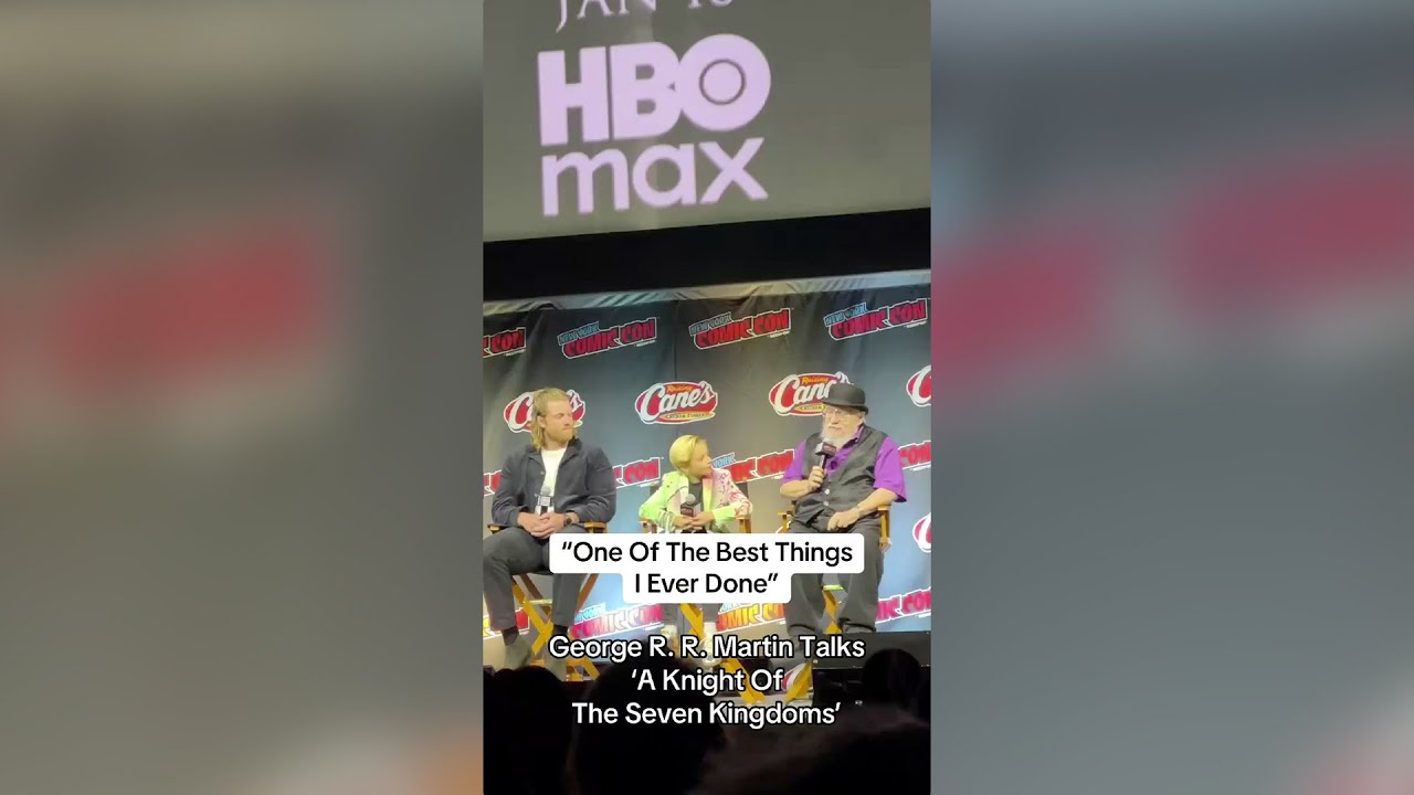 George R. R. Martin talks about writing the novella #AKnightOfTheSevenKingdoms is based on.