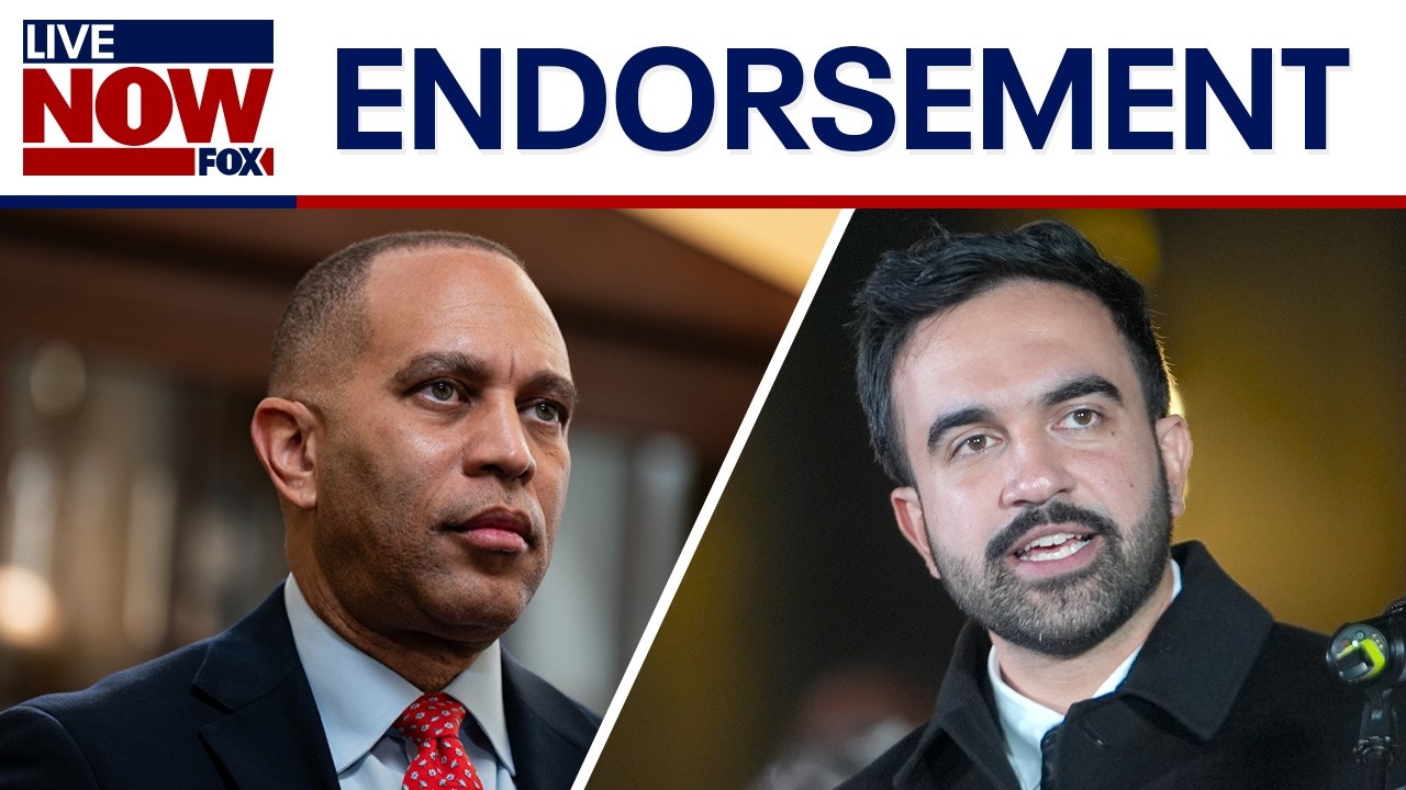 Hakeem Jeffries endorses Zohran Mamdani for NYC mayor
