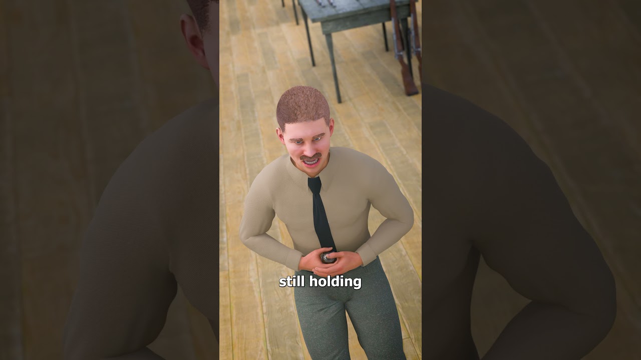 He Held A Live Grenade To His Belly 😰