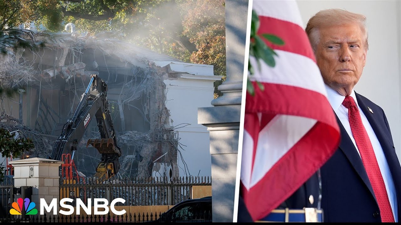 ‘He lied’: Fury grows over Trump’s White House demolition for $250 million ballroom