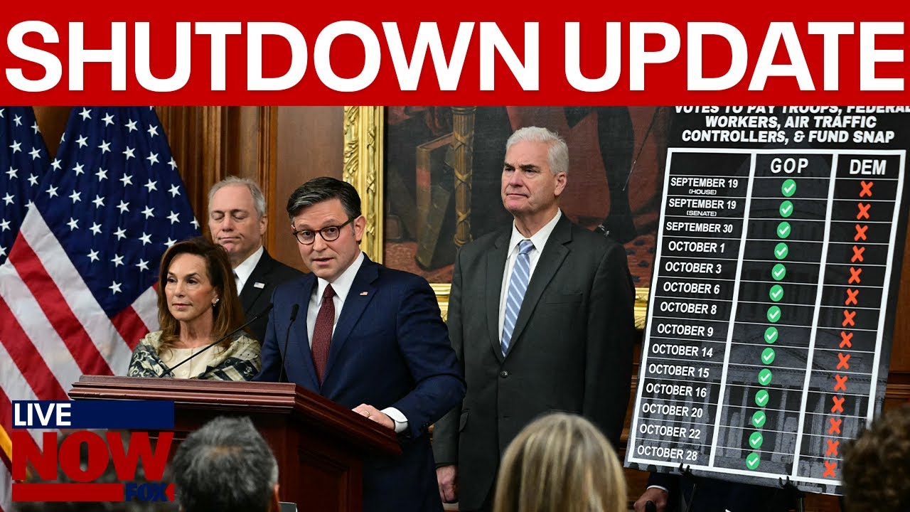 House Republicans slam Democrats during shutdown update