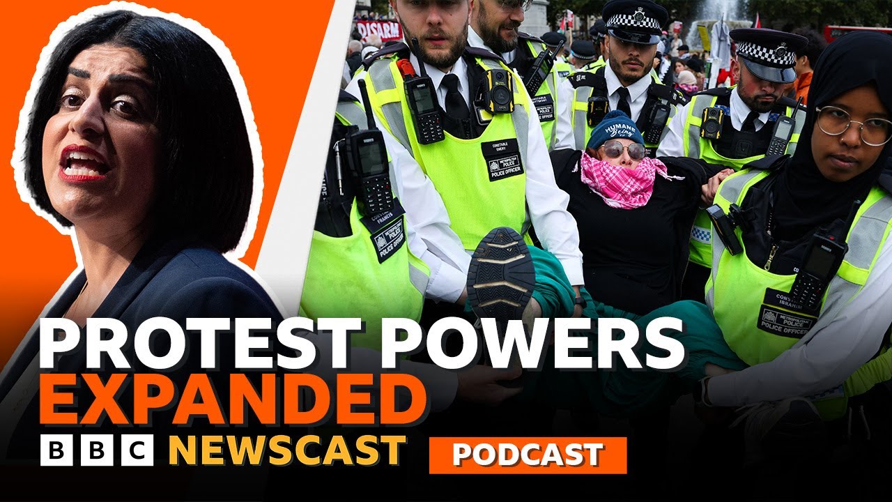 How will police use their new powers to restrict repeated protests? | BBC Newscast