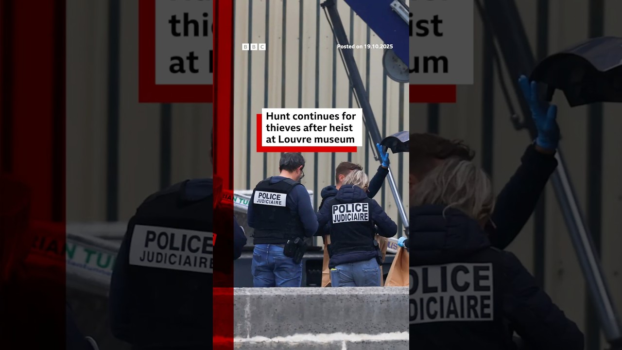 Hunt continues for thieves after heist at Louvre museum in Paris. #Paris #Louvre #BBCNews