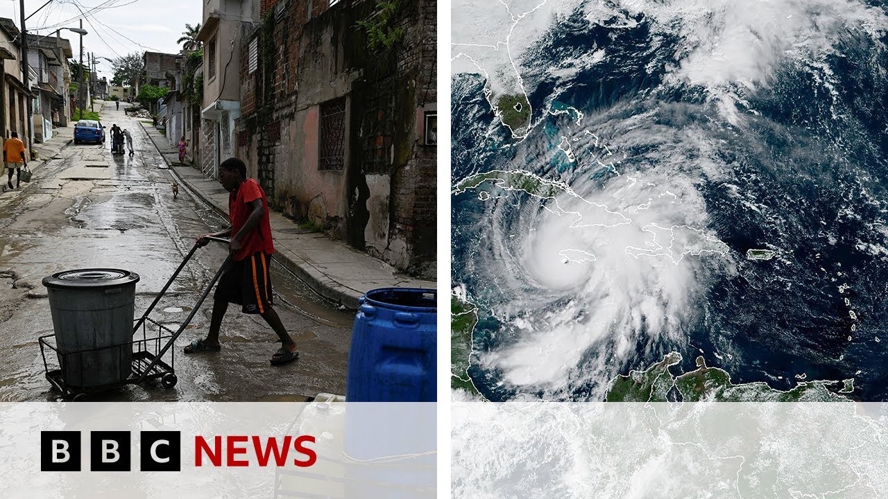 Hurricane Melissa closes in on Jamaica | BBC News