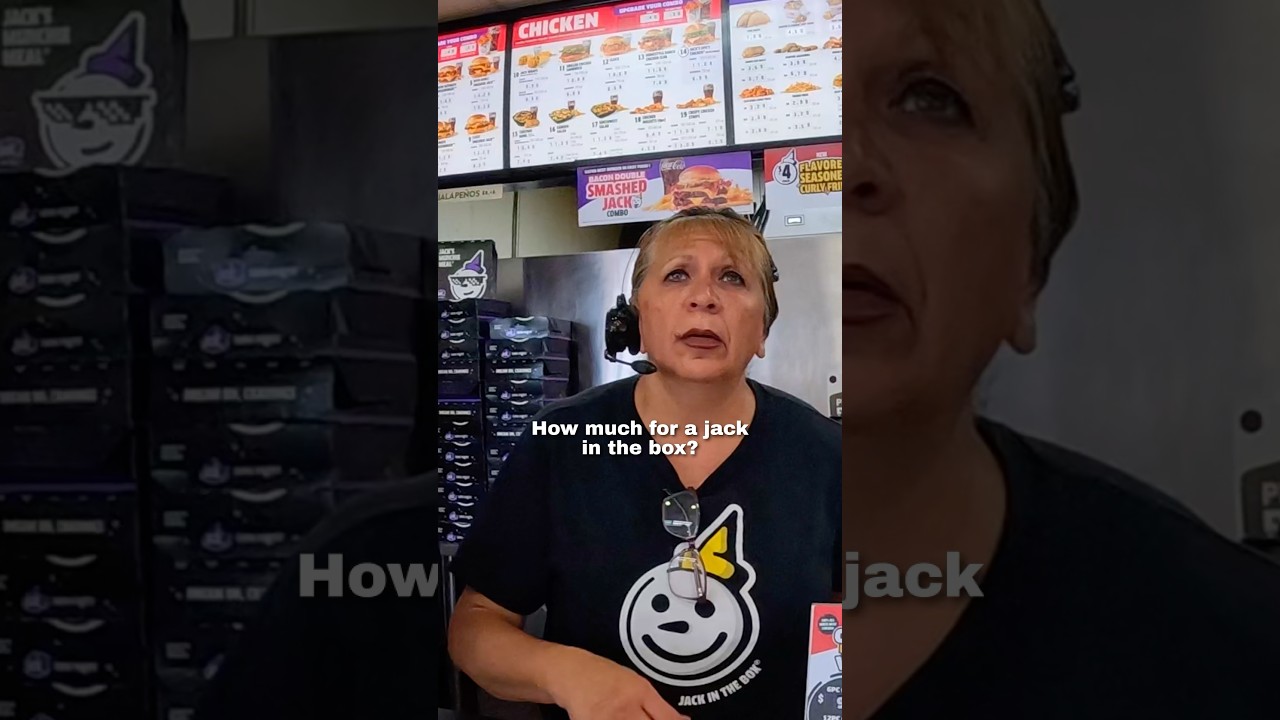 I asked to buy jack in the box and THIS happened 🥹❤️