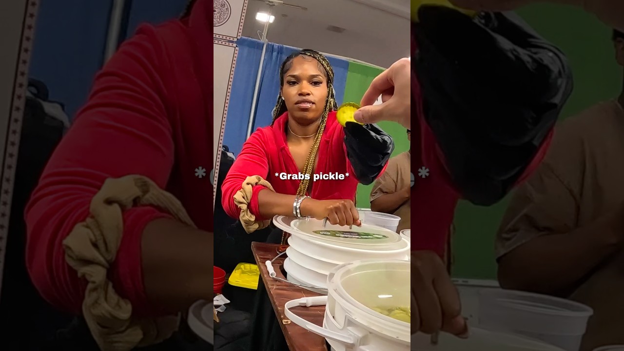 I ate a pickle from a vendor 🥹❤️